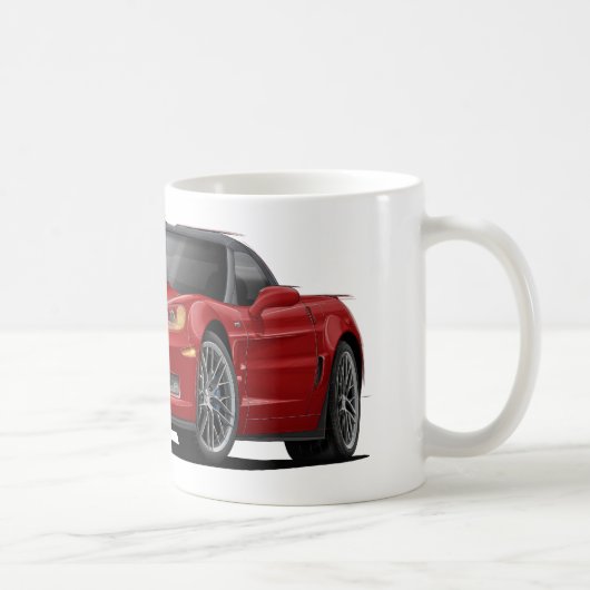 コルベットZR1の赤車 コーヒーマグカップ (右)