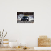 コルベットZR1バーンアウト ポスター (キッチン)