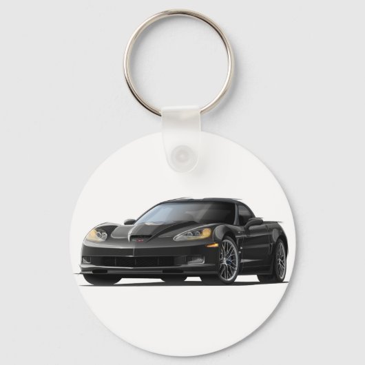 コルベットZR1ブラックカー キーホルダー (正面)