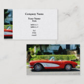 コルベ赤と白ット変換 – プラチナ 名刺 (正面/裏面)