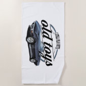 コルベ遊ット付き ビーチタオル (正面)