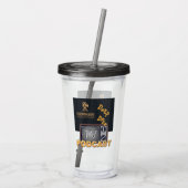 コルマンプロダクション深いダイブテレビポッドキャスト アクリルタンブラー (裏面)