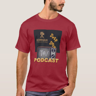 コルマンプロダクション深いダイブテレビポッドキャスト Tシャツ