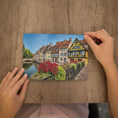 コルマールフランスウォーターカラー 招待状