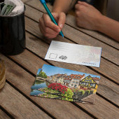 コルマールフランスウォーターカラー 招待状