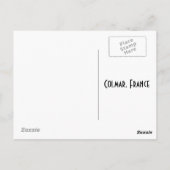 コルマール ポストカード (裏面)