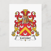 コルミエ家紋 ポストカード (正面)