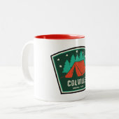 コルヴィルナショナルフォレストキャンピング ツートーンマグカップ (正面左)