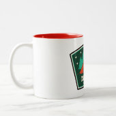 コルヴィルナショナルフォレストキャンピング ツートーンマグカップ (左)