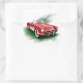 コルヴェットスクエアステッカー スクエアシール (バッグ)