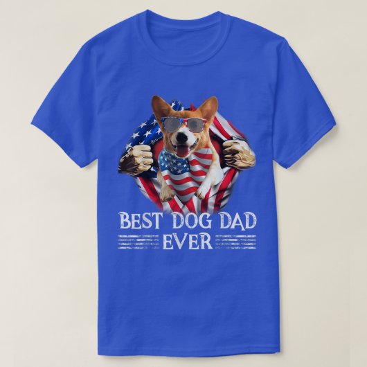 コル最高のギパパリーバーアメリカ国旗7月の贈り物4日 Tシャツ (デザイン正面)