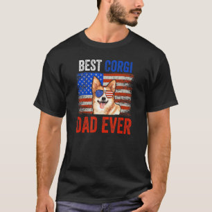 コル最高のギパパEVER AMERICAN FLAG FATHER DAY Tシャツ