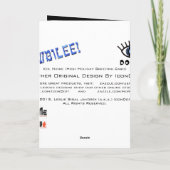 コル・ニドレパーソナライズされた(ハイホリデーカード) シーズンカード (裏面)