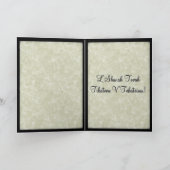 コル・ニドレパーソナライズされた(ハイホリデーカード) シーズンカード (内部)