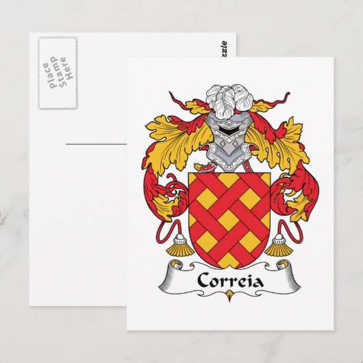 コレイア家紋 ポストカード (正面/裏面)