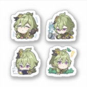 コレイ原神4枚ステッカーシート エクストラP シール (正面)