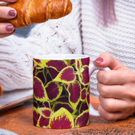 コレウカラフルス植葉物フローラ マグカップ