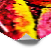 コレウスリーフバーストデザイン ポスター (角)