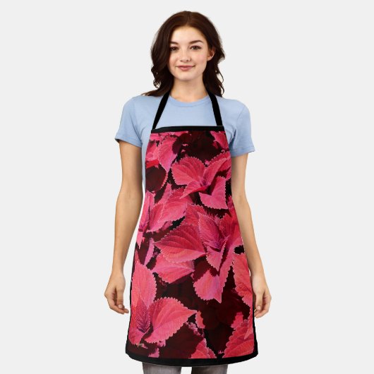 コレウス・クローズアップ エプロン (着用した状態)