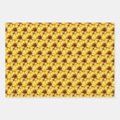 コレオプシスの花畑の包装紙 ラッピングペーパーシート (正面)