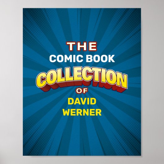 コレクカスタムターの看板またはポスター ポスター (正面)