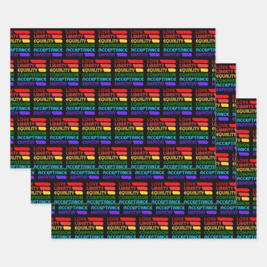 コレクションで使用する単語 ラッピングペーパーシート (セット)