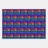 コレクションで使用する単語 ラッピングペーパーシート (正面3)