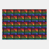 コレクションで使用する単語 ラッピングペーパーシート (正面)