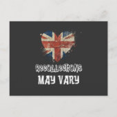 コレクションは異なる場合がある – HMクイーン引用文 ポストカード (正面)