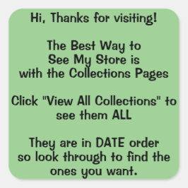 コレクションページのヘッダー記号 スクエアシール
