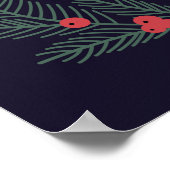 コレクションヴィンテージスタイルハンドドロークリスマスH ポスター (角)