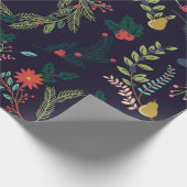 コレクションヴィンテージスタイルハンドドロークリスマスH ラッピングペーパー (角)