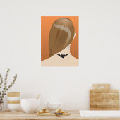 コレクション女首タトゥーアートプリントNo 1/10 ポスター (キッチン)