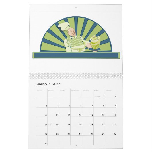 コレクション カレンダー (1月 2027)