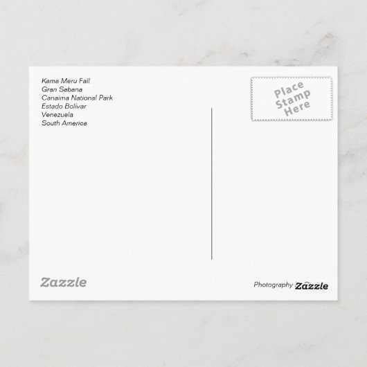 コレクション：財宝の一つカリブののベネズエラ ポストカード (裏面)