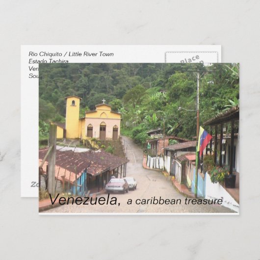コレクション:財宝の一つカリブののベネズエラ ポストカード (正面/裏面)