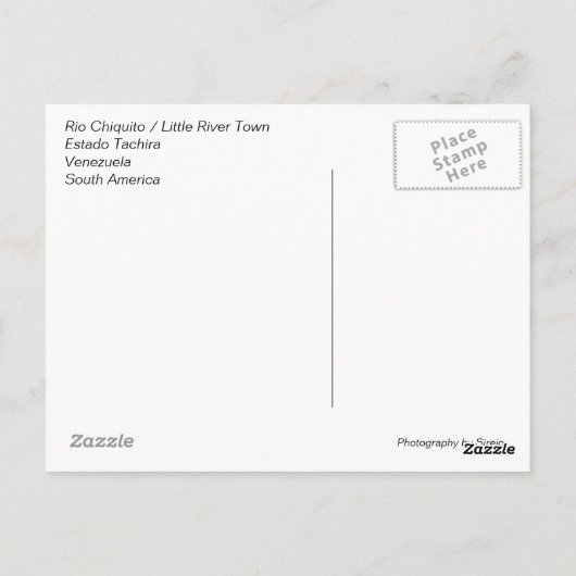 コレクション：財宝の一つカリブののベネズエラ ポストカード (裏面)