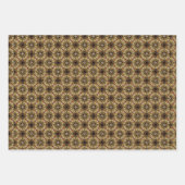コレクシ王室のョン金ゴールドめまいデザイン ラッピングペーパーシート (正面3)