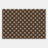 コレクシ王室のョン金ゴールドめまいデザイン ラッピングペーパーシート (正面2)