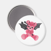 ♥コレクタブルアート♥デビルテディベア♥ (bear5) マグネット (正面/裏面)