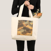 コレクターと雲好きのためのバッグ ラージトートバッグ (正面(商品))