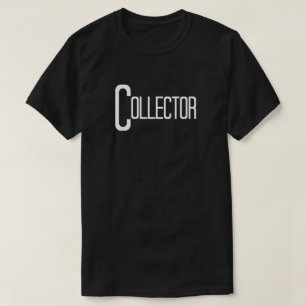 コレクターのおもしろい文字 Tシャツ