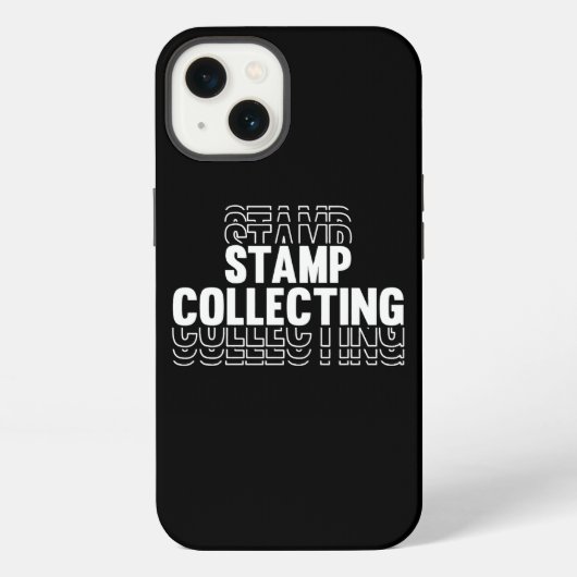 コレクター親切用スタンプ収集ティー iPhoneケース (裏面)