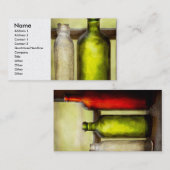 コレクター – ボトル- 3人のボトルの静物 名刺 (正面/裏面)