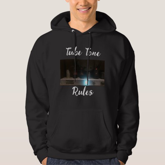 コレクター'Tube Tone Rules'フード付きスウェットシャツ パーカ (正面)