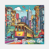 コレクティファンキーブルシティマグネット – サンフランシスコ マグネット (正面)