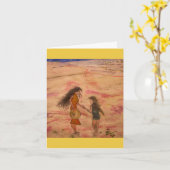 コレクティングシーシェルズハッピーバースデー カード (黄色い花)