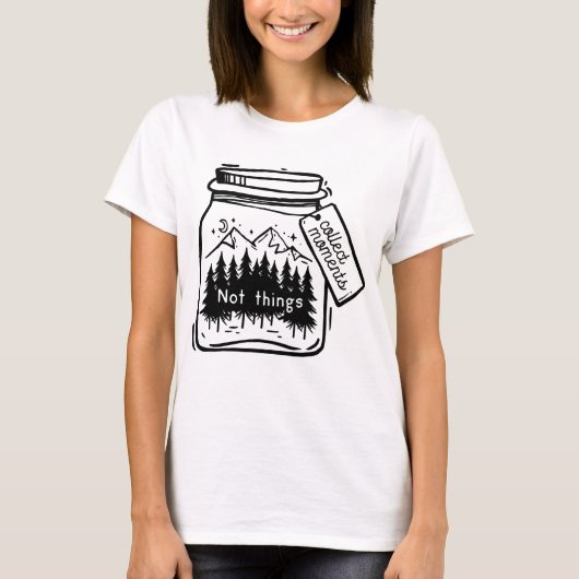 コレクトモーメンズキャクールンピング引用文 Tシャツ (正面)