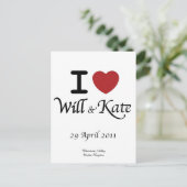 コレク王室の結婚タのはがき ポストカード (スタンド正面)