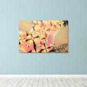 コレステロール結晶2 キャンバスプリント (インサイチュ (ウッドフロア))